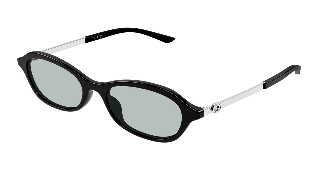 Solglasögon gucci gg2212s 005 negro round/oval/panthos femenino storlek 52mm - Huvudvy