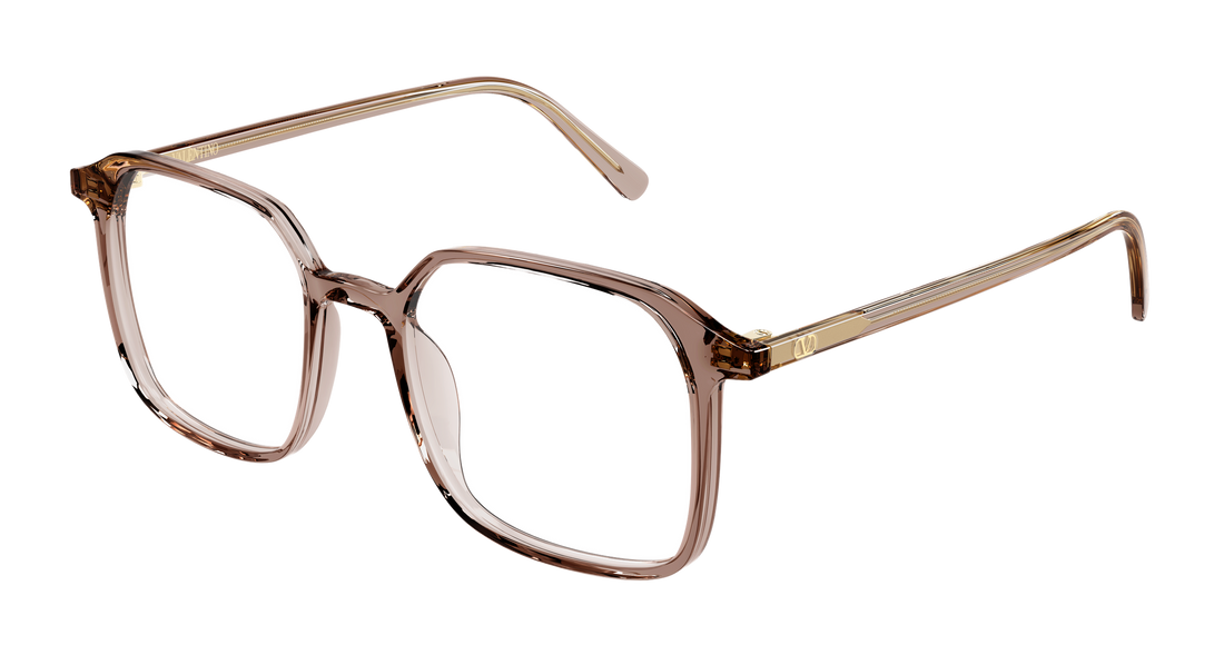 Lunettes de vue valentino vg0022o 004 beige rectangular / squared femenino taille 49mm - Vue principale