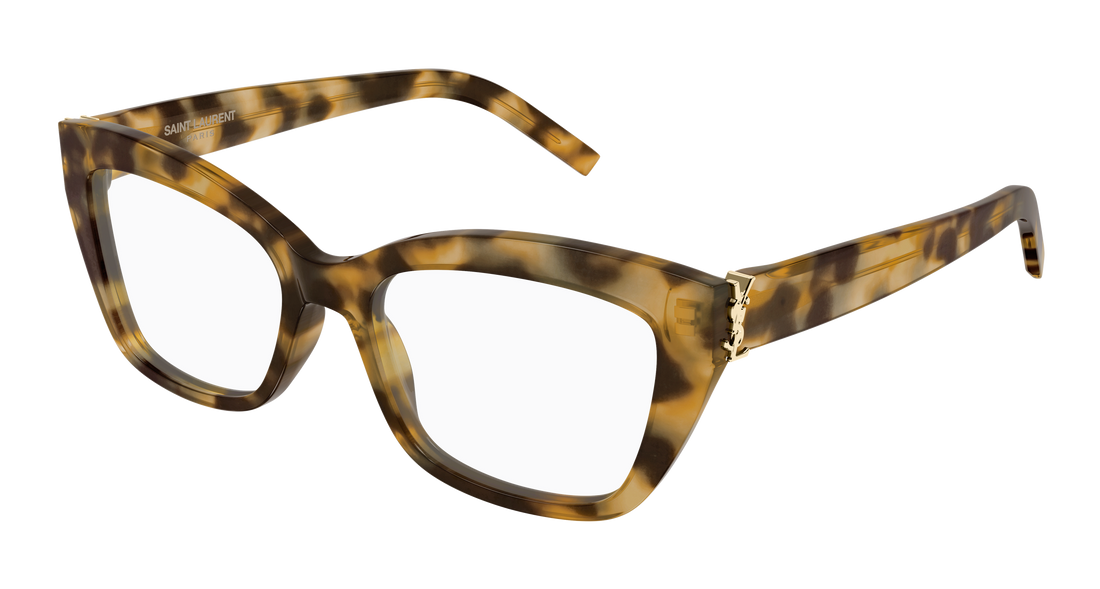 Lunettes de vue saint laurent sl m117 012 havana cat eye femenino taille 53mm - Vue principale
