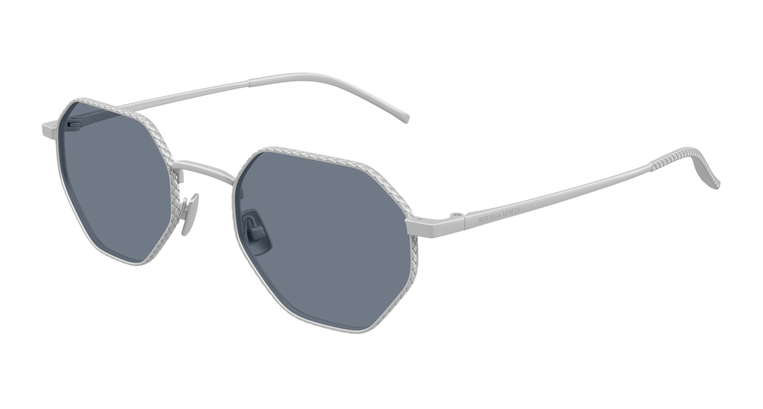 Occhiali da sole bottega veneta bv1471s 004 plateado round/oval/panthos unisex taglia 51mm - Vista principale