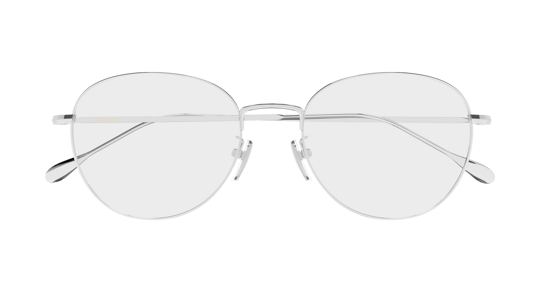 Occhiali da vista gucci gg2147oa 002 plateado round/oval/panthos femenino taglia 54mm - Vista dettagliata