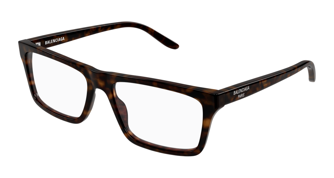 Occhiali da vista balenciaga bb0499o 002 havana rectangular / squared masculino taglia 57mm - Vista principale
