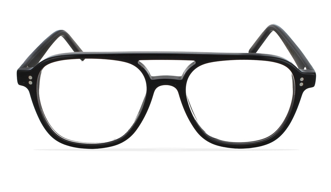 Lunettes de vue greyhounders ares black negro pilot masculino taille 99mm - Vue détaillée