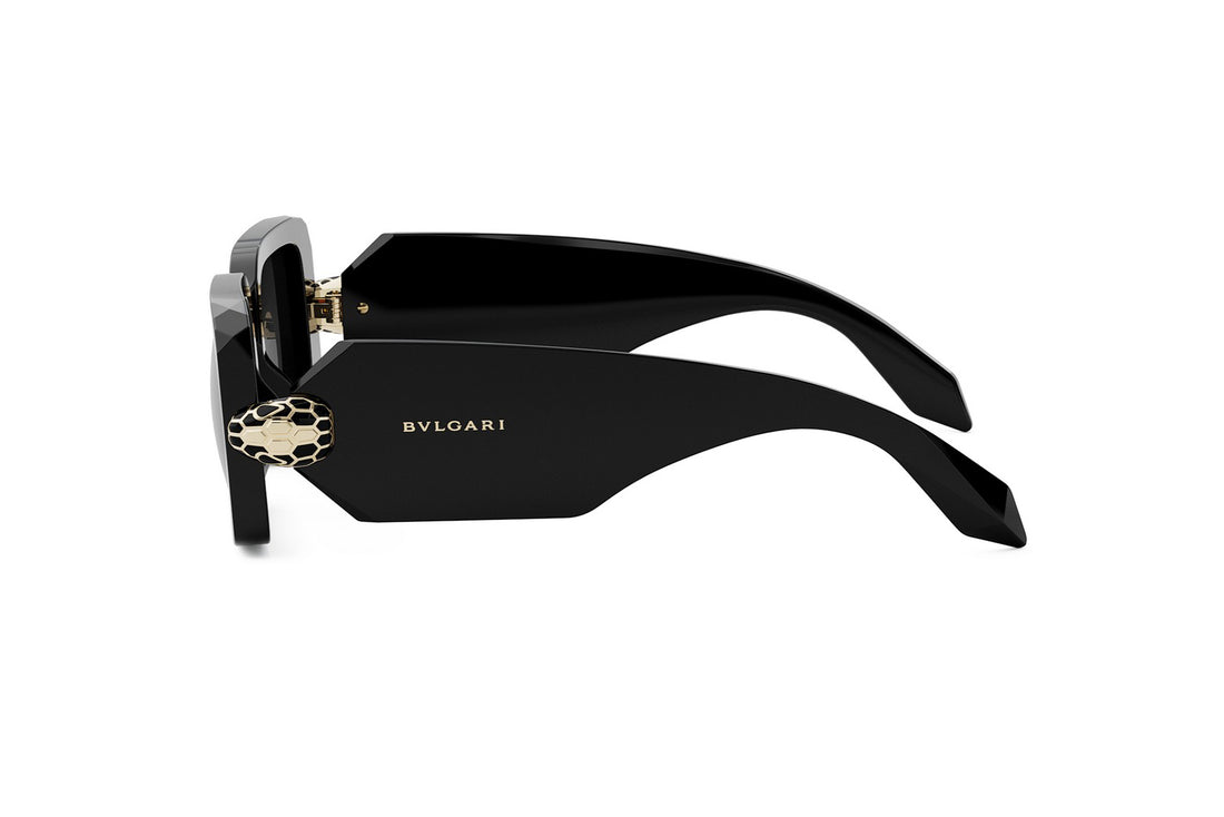 Zonnebrillen bvlgari serpenti forever bv40044i 01a black rectangular femenino maat 53mm - Detailaanzicht