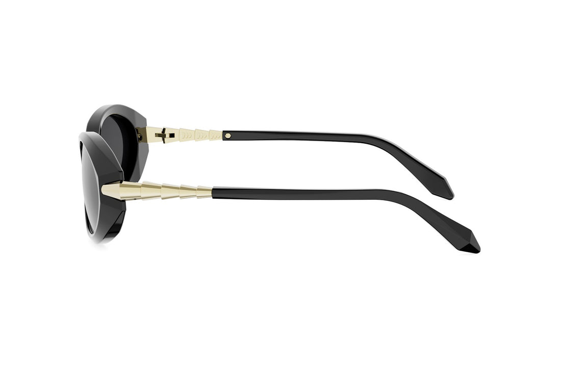 Zonnebrillen bvlgari serpenti viper bv40068i 01a black oval femenino maat 51mm - Detailaanzicht