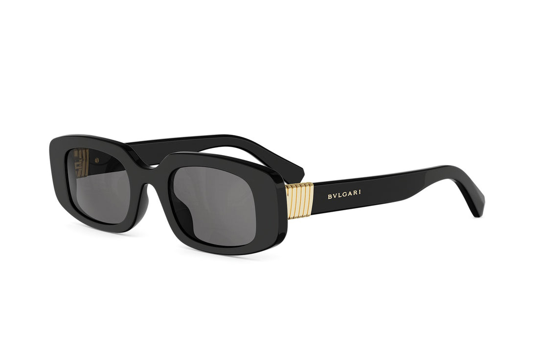 Zonnebrillen bvlgari tubogas bv40084i 01a black rectangular femenino maat 48mm - Hoofdaanzicht