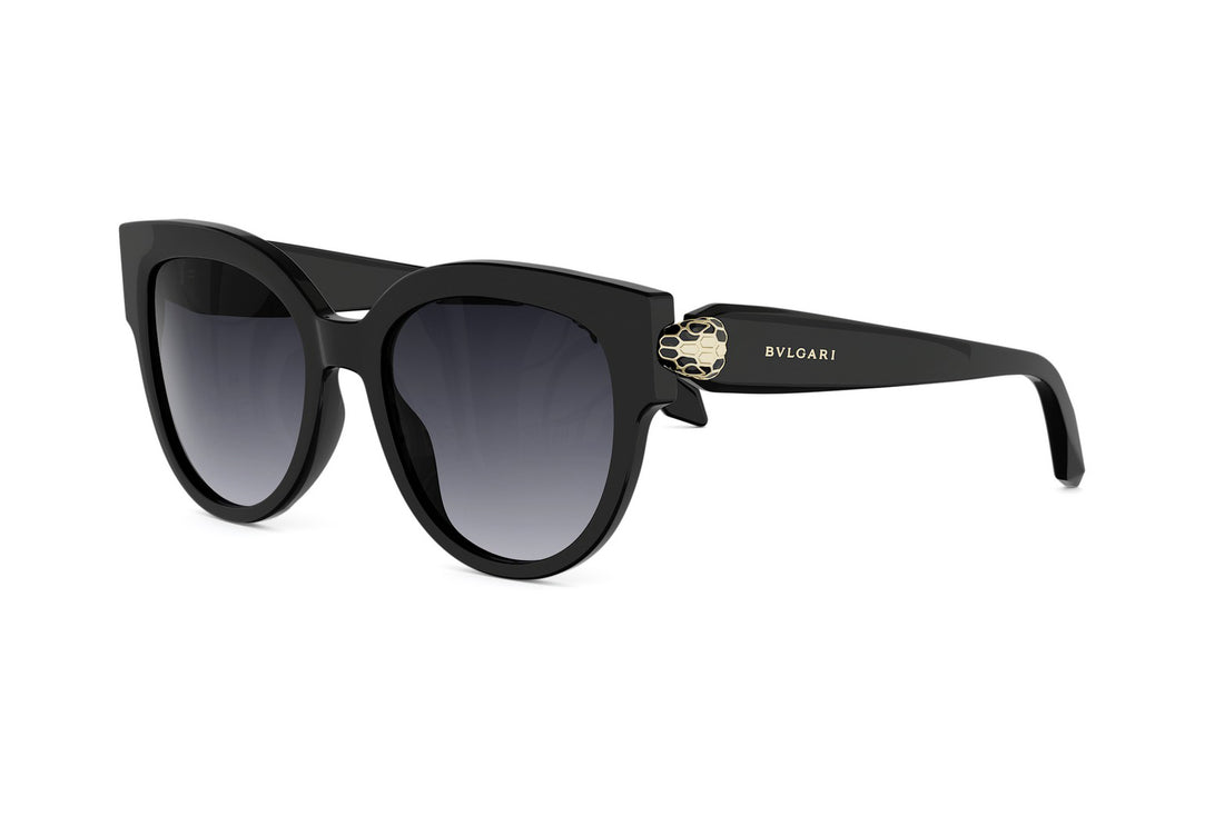 Zonnebrillen bvlgari serpenti forever bv40086i 01b black oval femenino maat 54mm - Hoofdaanzicht
