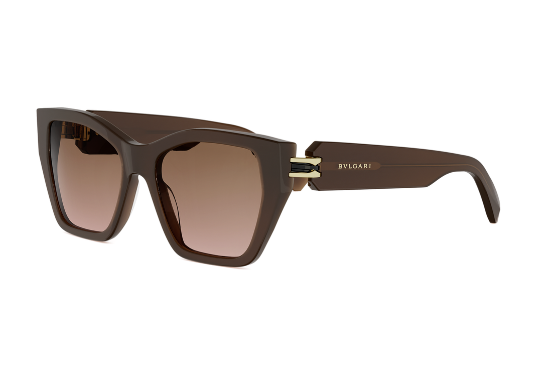 Zonnebrillen bvlgari b.zero1 bv40097i 50f brown cat eye femenino maat 54mm - Hoofdaanzicht