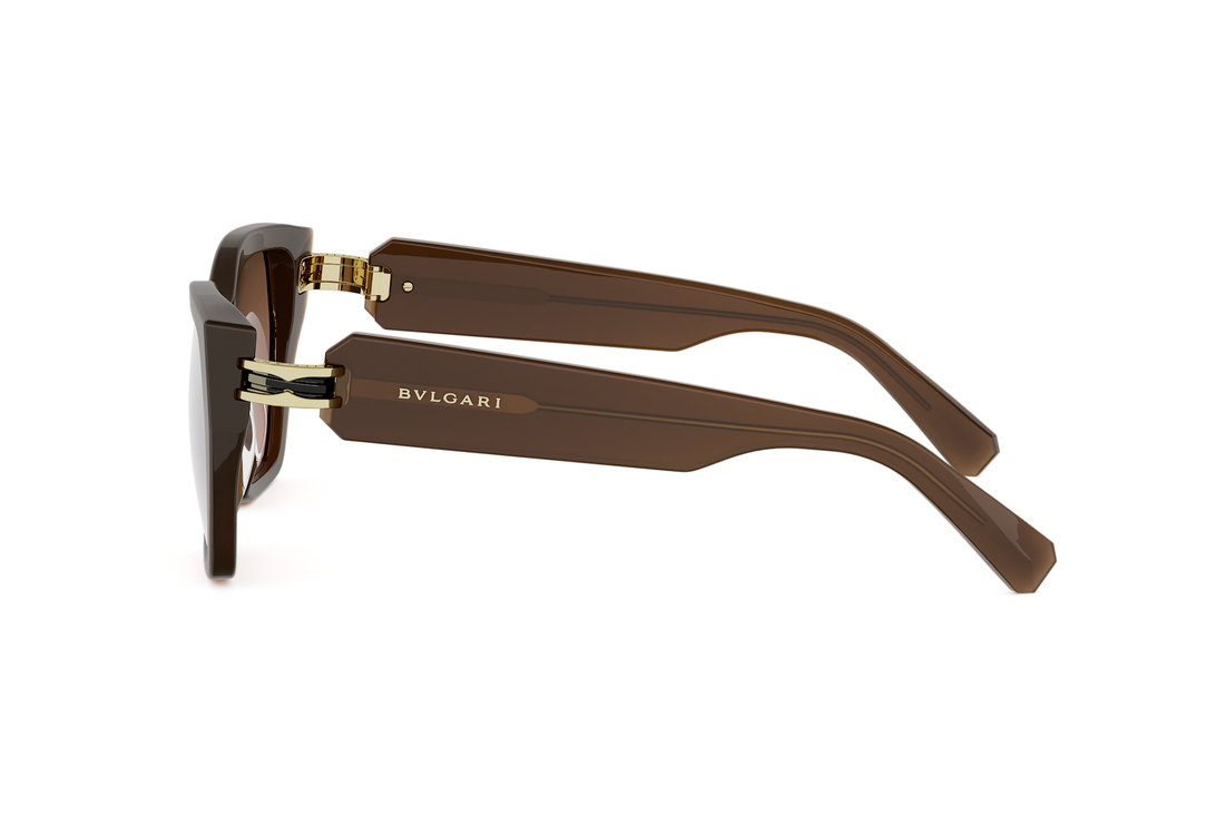 Zonnebrillen bvlgari b.zero1 bv40097i 50f brown cat eye femenino maat 54mm - Detailaanzicht