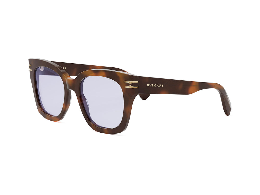 Okulary korekcyjne bvlgari b.zero1 bv50008i 053 havana geometric femenino rozmiar 51mm - Widok główny