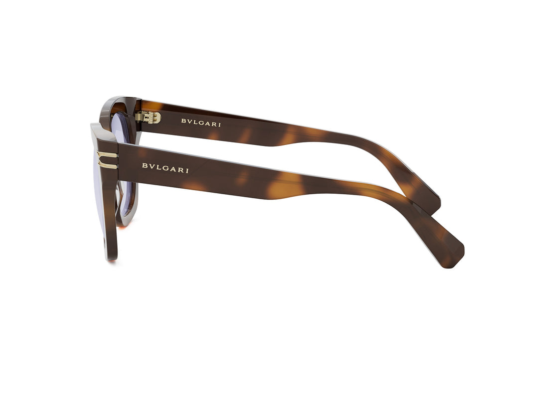 Brillen bvlgari b.zero1 bv50008i 053 havana geometric femenino maat 51mm - Detailaanzicht