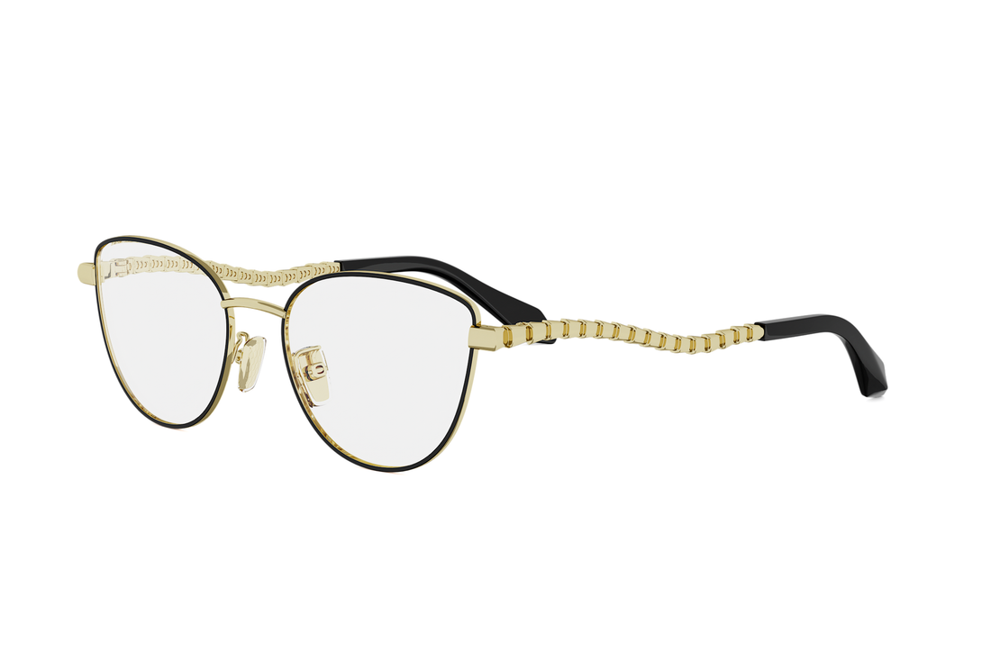 Brillen bvlgari serpenti viper bv50081u 005 gold cat eye femenino maat 53mm - Hoofdaanzicht