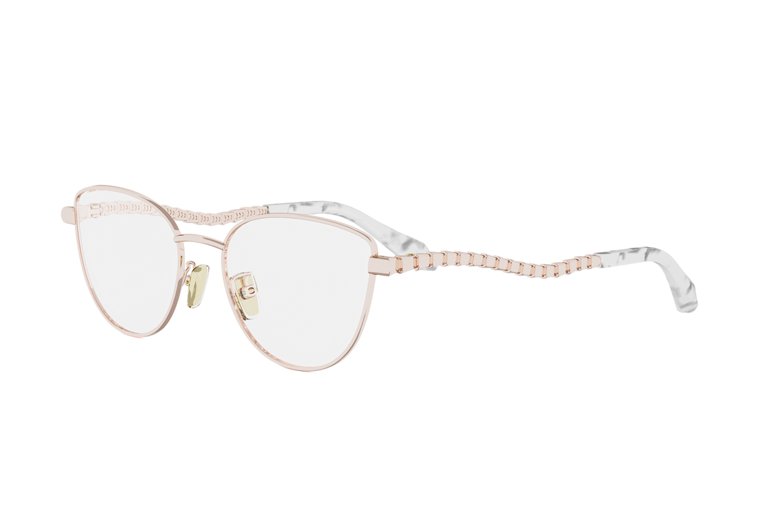 Brillen bvlgari serpenti viper bv50081u 028 rose cat eye femenino maat 53mm - Hoofdaanzicht