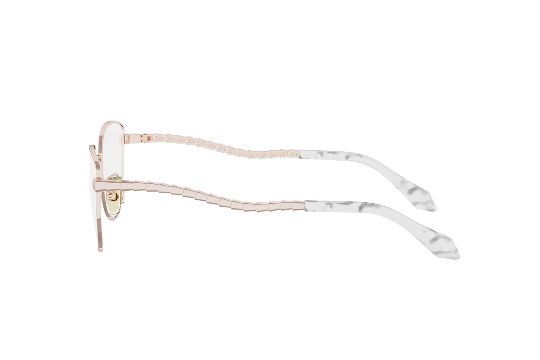 Brillen bvlgari serpenti viper bv50081u 028 rose cat eye femenino maat 53mm - Detailaanzicht