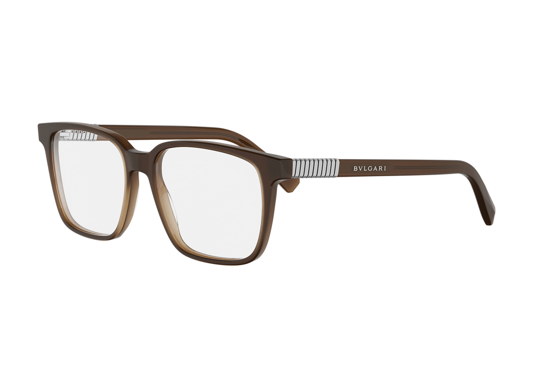 Brillen bvlgari tubogas bv50086i 050 brown square masculino maat 54mm - Hoofdaanzicht