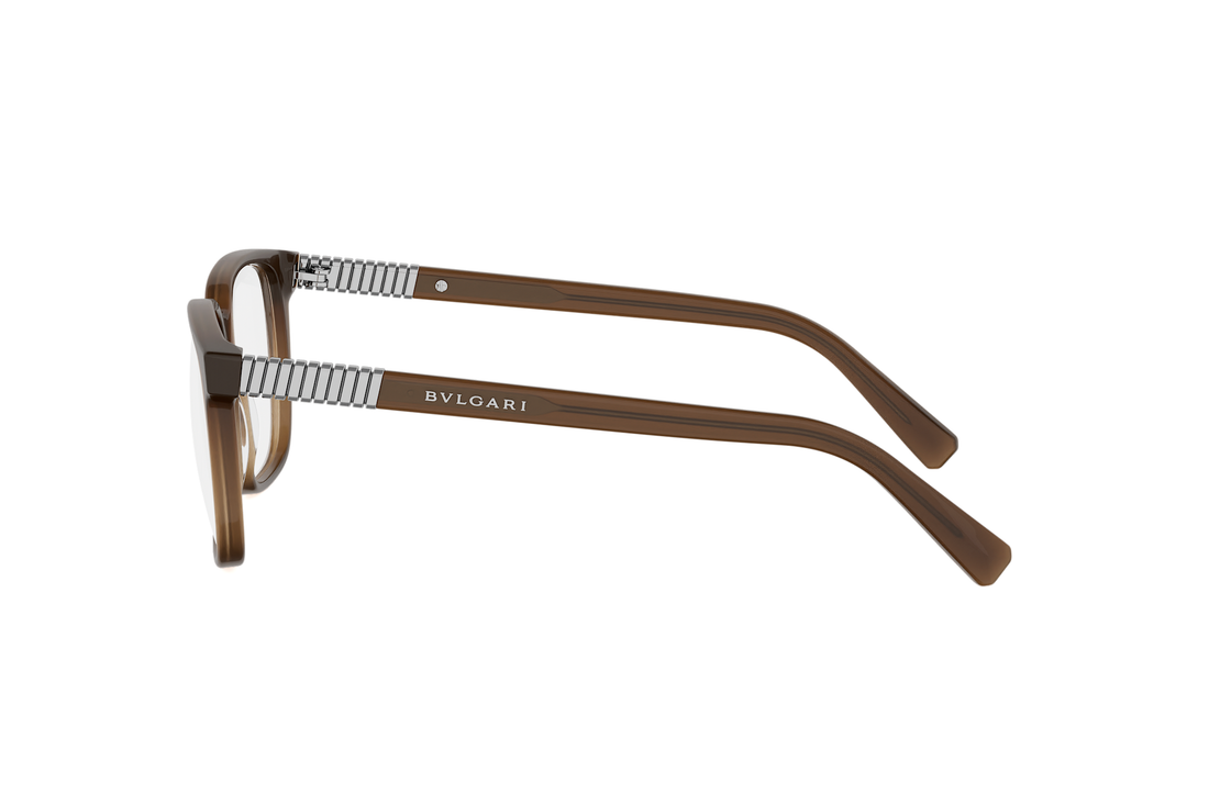 Brillen bvlgari tubogas bv50086i 050 brown square masculino maat 54mm - Detailaanzicht