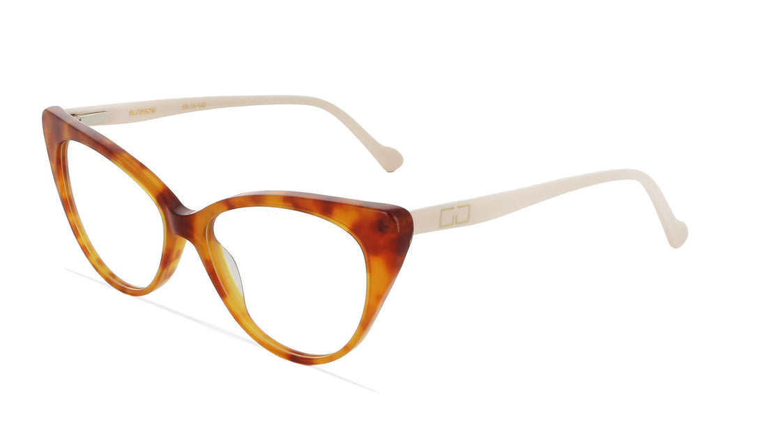 Óculos graduados greyhounders blossom light havana havana cat eye femenino tamanho 52mm - Vista principal