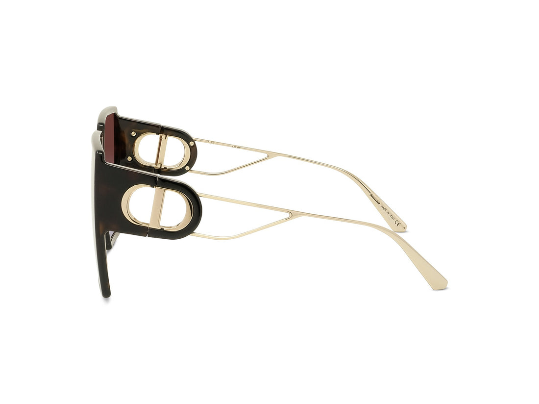 Lunettes de soleil dior 30montaigne su 22f2 havana geometric femenino taille 58mm - Vue détaillée