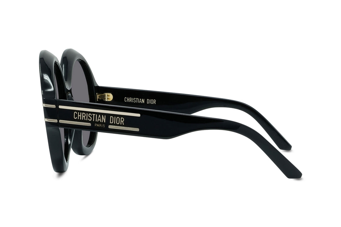 Lunettes de soleil diorsignature r1u 10a0 black round femenino taille 57mm - Vue détaillée