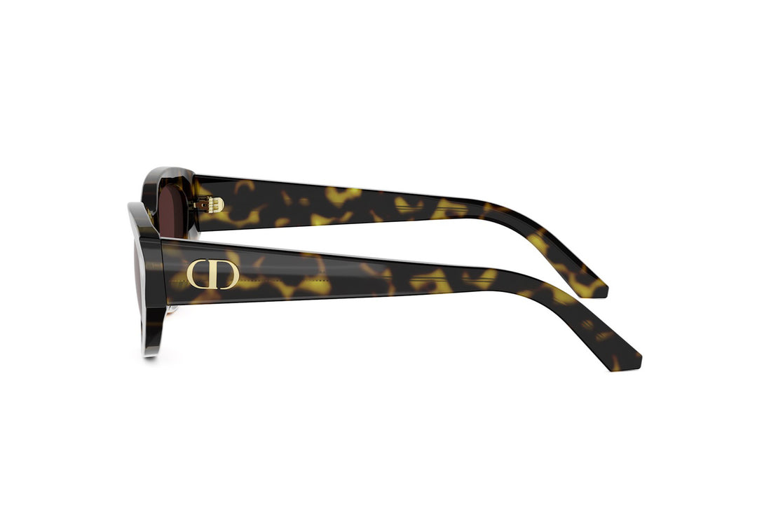Lunettes de soleil diorglow b1i 20d0 brown oval femenino taille 53mm - Vue détaillée