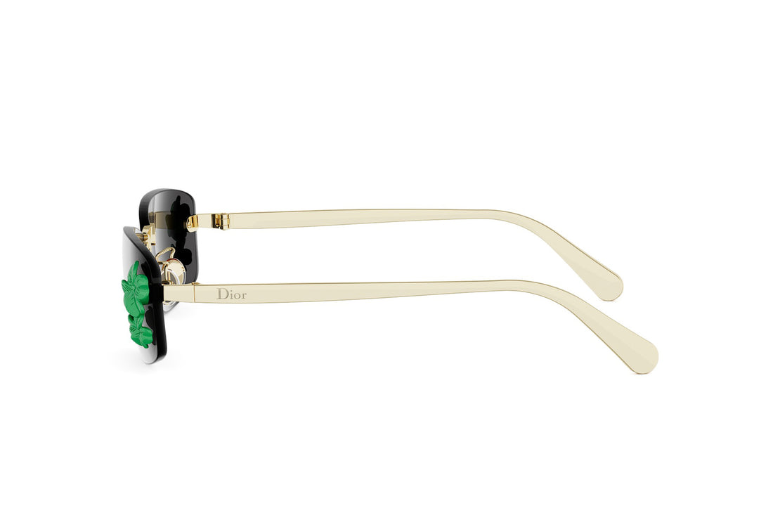 Lunettes de soleil dior clover s1u b0a0 gold rectangular femenino taille 63mm - Vue détaillée