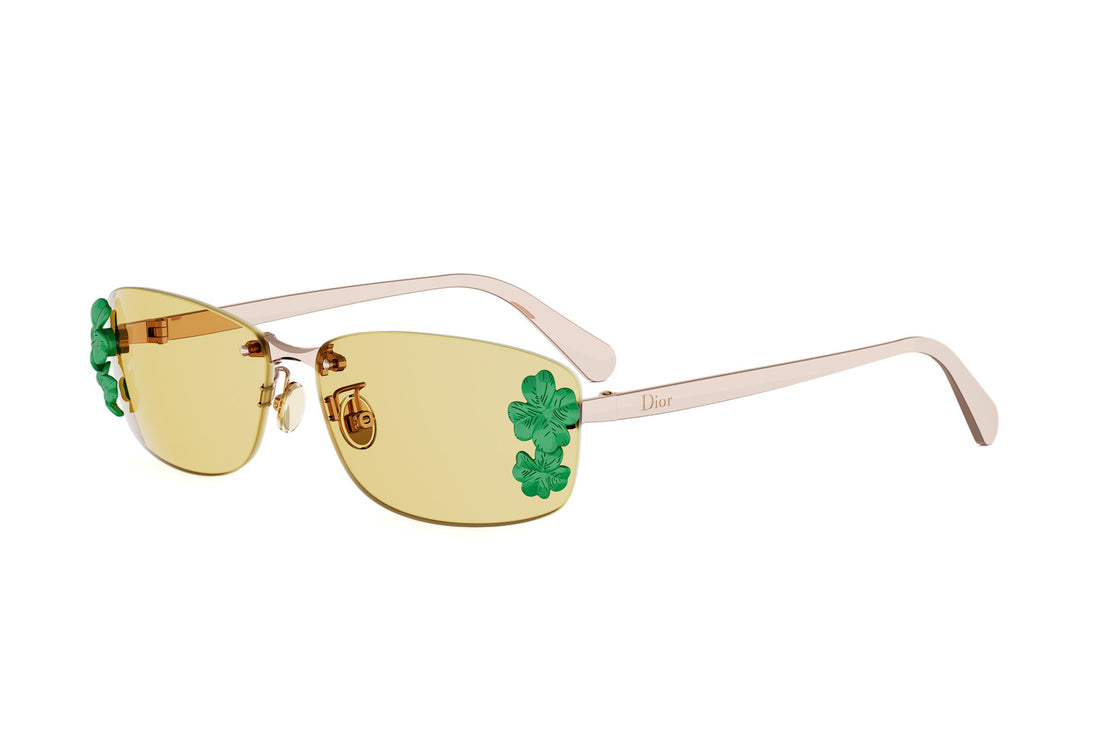 Lunettes de soleil dior clover s1u d0h0 rose rectangular femenino taille 63mm - Vue principale