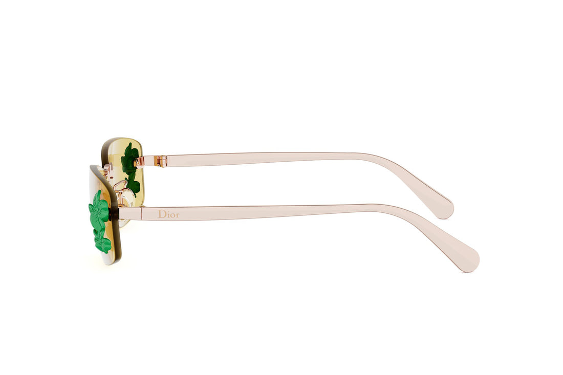 Lunettes de soleil dior clover s1u d0h0 rose rectangular femenino taille 63mm - Vue détaillée