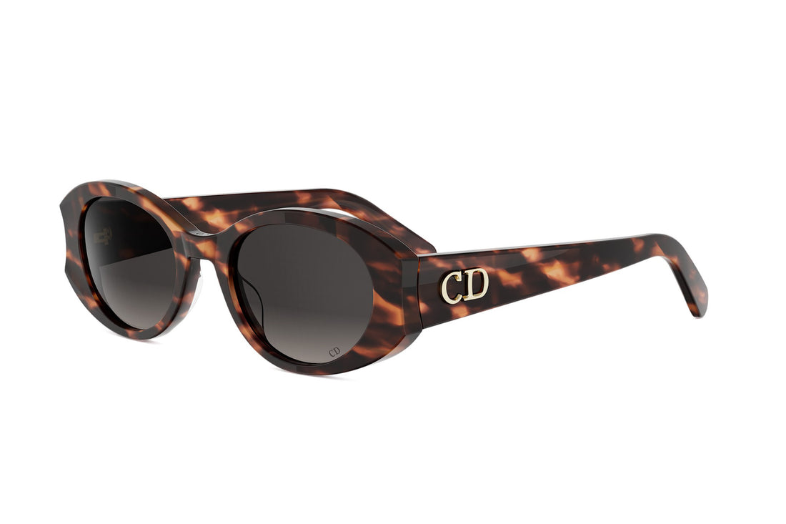 Lunettes de soleil diorglow b3i 25a1 havana oval femenino taille 51mm - Vue principale