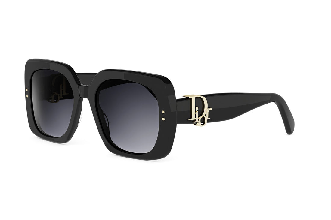 Okulary przeciwsłoneczne dior oblique s1i cd40273i 10a1 black square femenino rozmiar 54mm - Widok główny