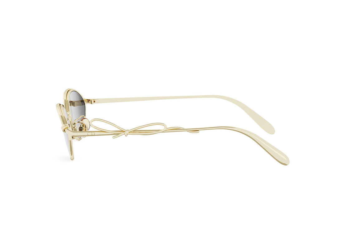 Lunettes de soleil dior bow r1u b0a0 gold oval femenino taille 55mm - Vue détaillée