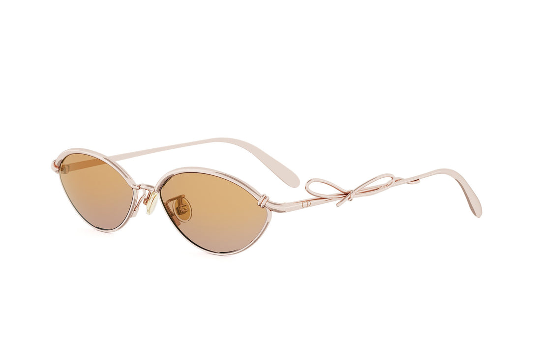 Lunettes de soleil dior bow r1u d0l6 rose oval femenino taille 55mm - Vue détaillée