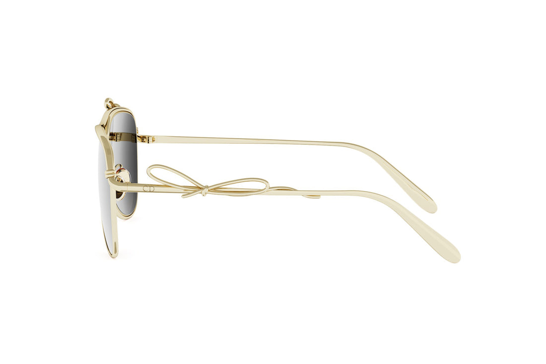 Lunettes de soleil dior bow a1u b0a1 gold pilot femenino taille 56mm - Vue détaillée