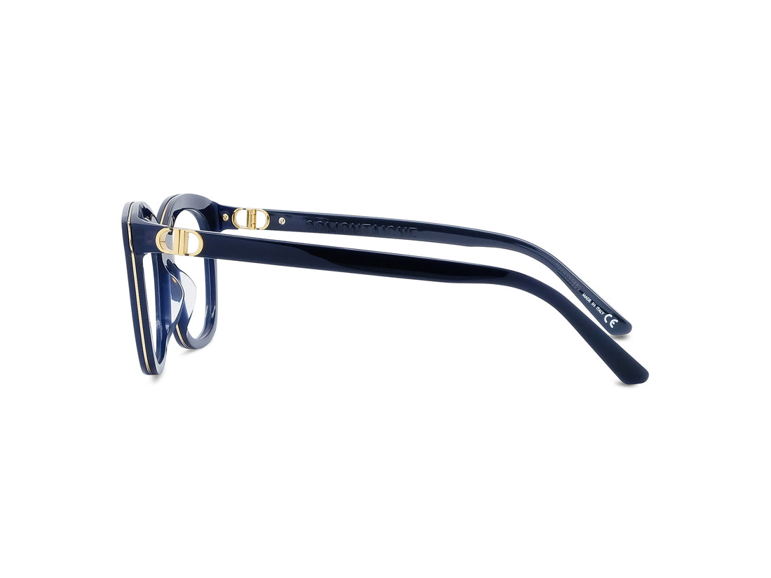 Occhiali da vista dior 30montaigneminio b2i 3000 blue geometric femenino taglia 53mm - Vista dettagliata