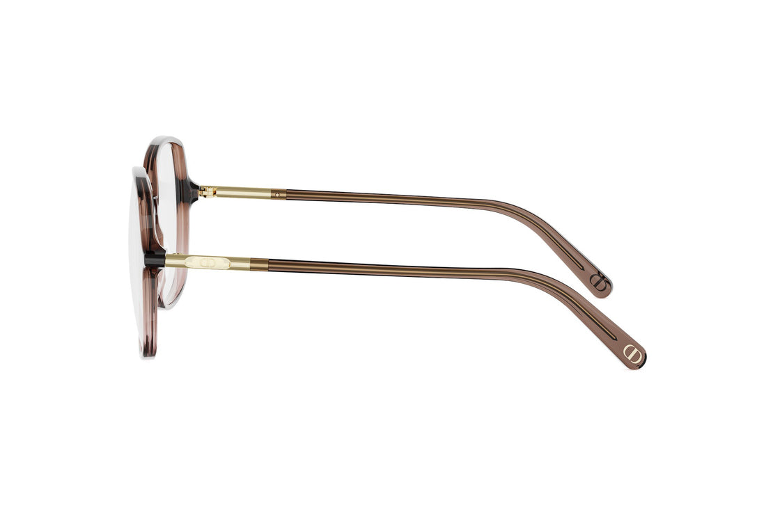 Occhiali da vista dior mini cd o s9i 6400 brown round femenino taglia 55mm - Vista dettagliata