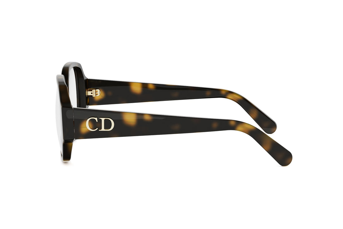 Occhiali da vista diorglowo s3i 2000 havana rectangular femenino taglia 53mm - Vista dettagliata