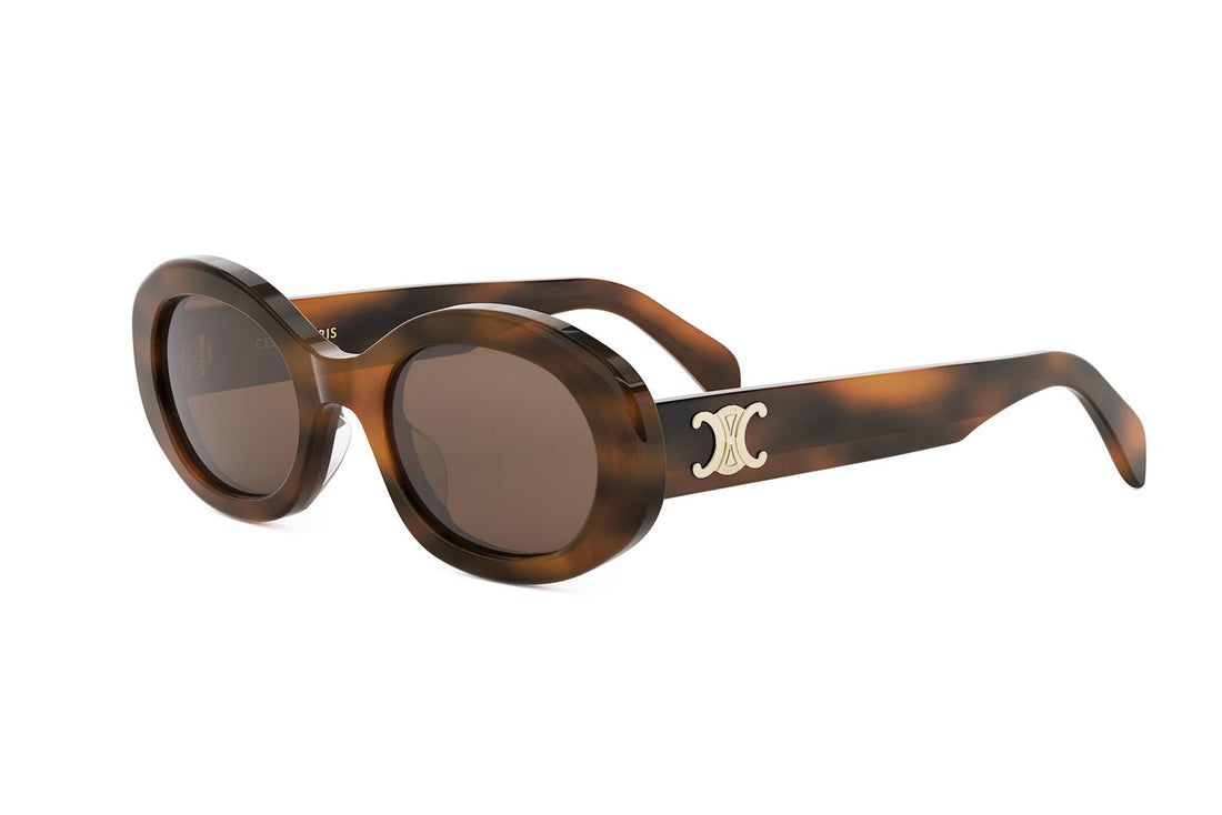 Zonnebrillen celine triomphe cl40194u 53e havana oval femenino maat 52mm - Hoofdaanzicht
