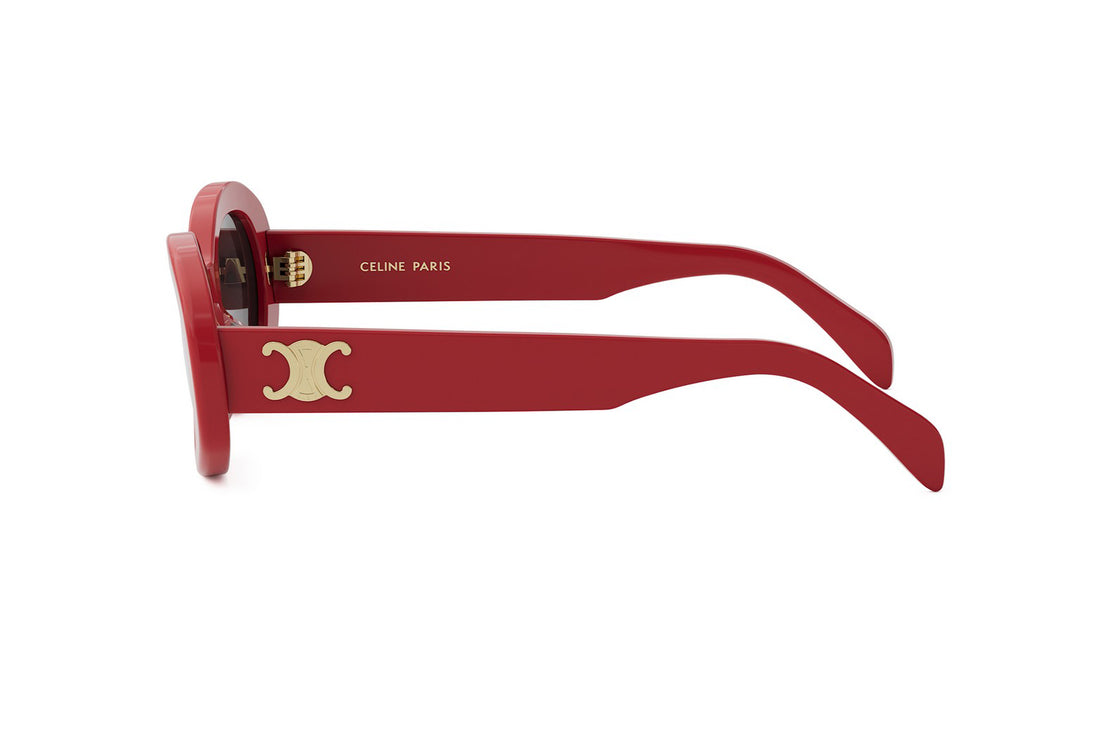 Zonnebrillen celine triomphe cl40194u 68a red oval femenino maat 52mm - Detailaanzicht