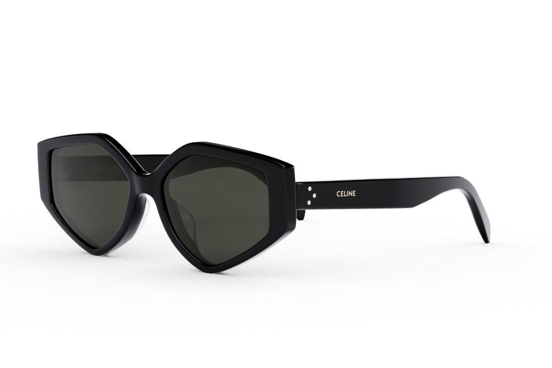 Zonnebrillen celine 3 dots cl40229f 01a black geometric femenino maat 57mm - Hoofdaanzicht