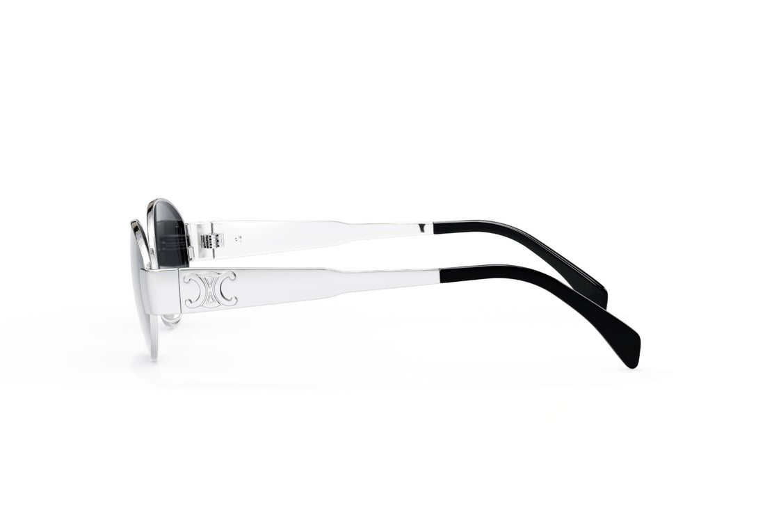 Zonnebrillen celine metal triomphe cl40235u 16a silver oval femenino maat 54mm - Detailaanzicht