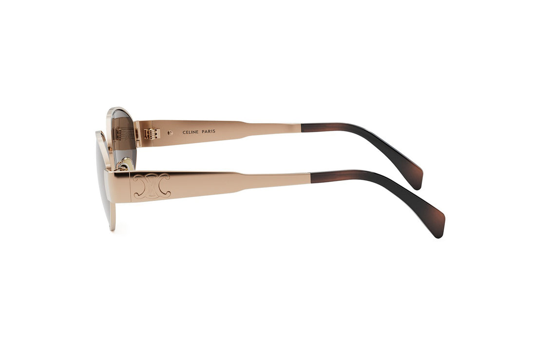 Zonnebrillen celine metal triomphe cl40235u 28e gold oval femenino maat 54mm - Detailaanzicht