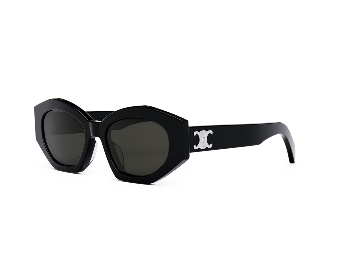 Zonnebrillen celine triomphe cl40238u 01a black oval femenino maat 55mm - Hoofdaanzicht