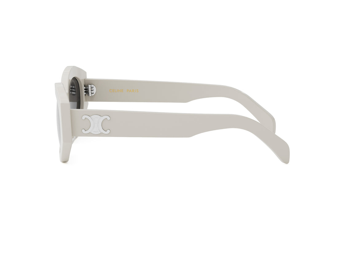 Zonnebrillen celine triomphe cl40238u 25a white oval femenino maat 55mm - Detailaanzicht