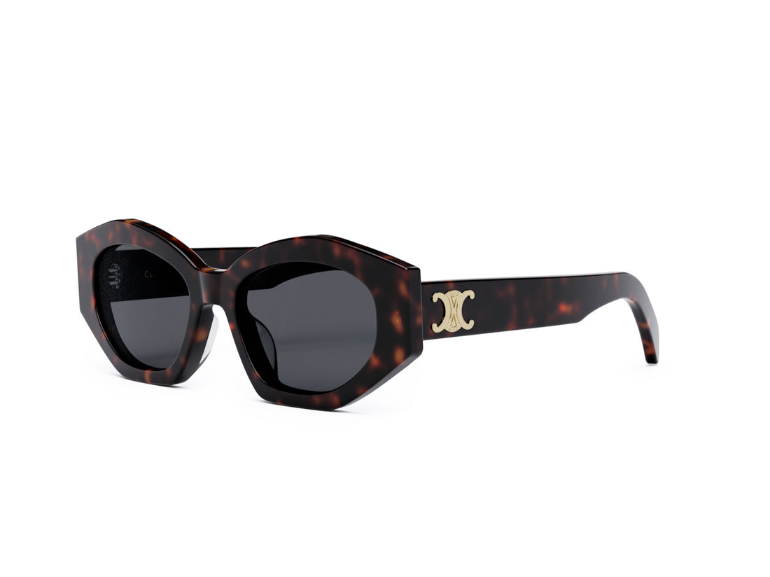 Zonnebrillen celine triomphe cl40238u 52a havana oval femenino maat 55mm - Hoofdaanzicht