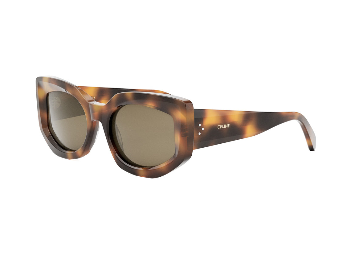 Zonnebrillen celine 3 dots cl40277i 53e havana butterfly femenino maat 54mm - Hoofdaanzicht