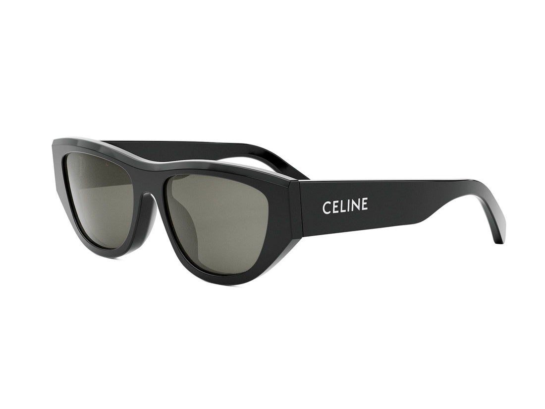Zonnebrillen celine monochroms cl40278u 01a black cat eye femenino maat 55mm - Hoofdaanzicht