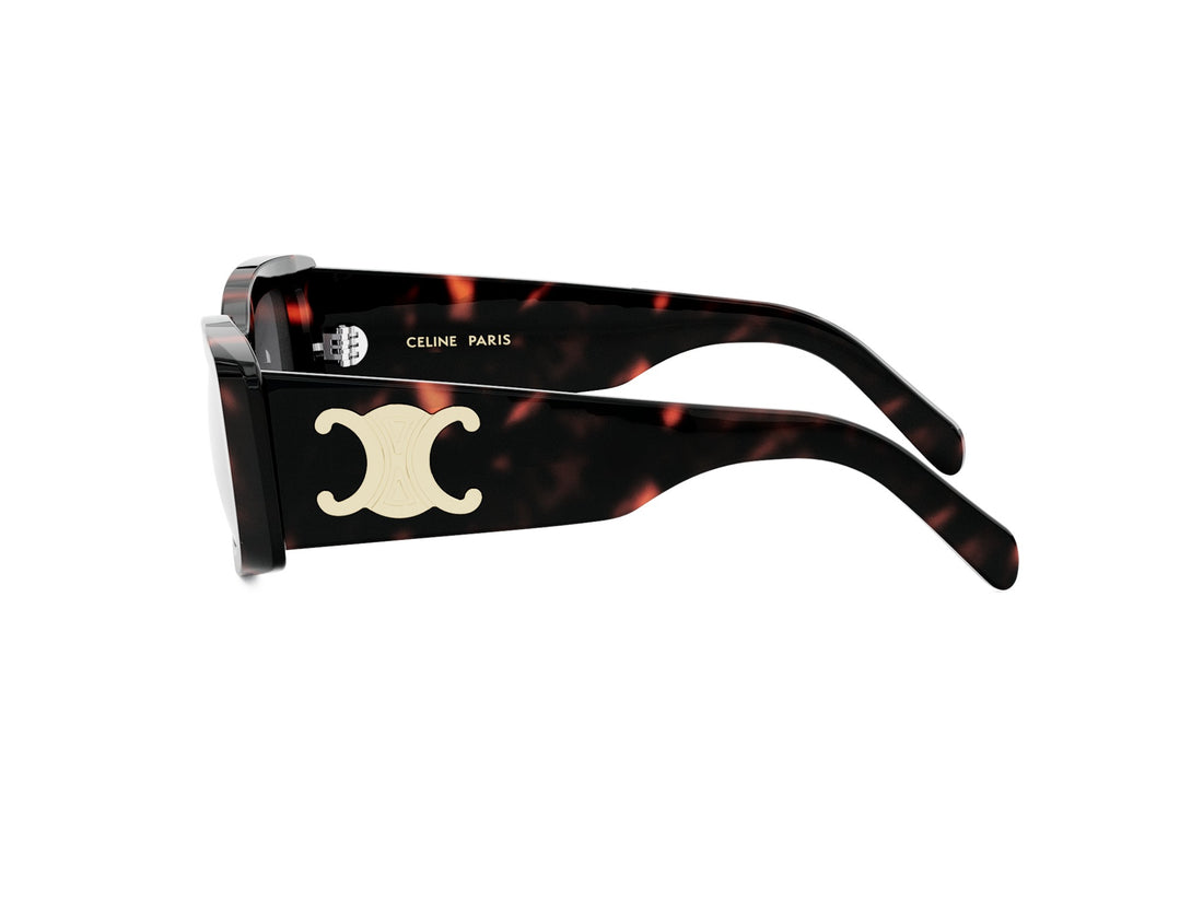 Zonnebrillen celine maxi triomphe cl40282u 52a havana rectangular femenino maat 53mm - Detailaanzicht