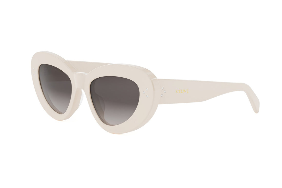 Zonnebrillen celine 3 dots cl40320u 25f white cat eye femenino maat 52mm - Hoofdaanzicht