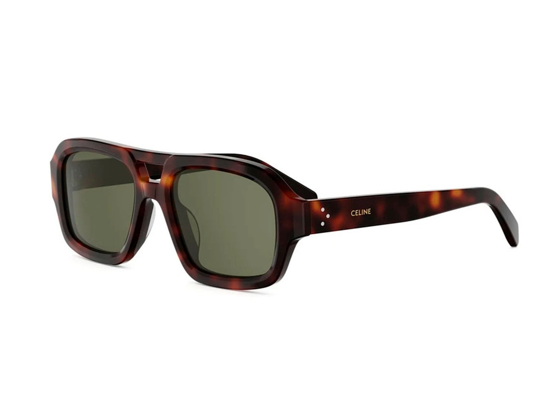 Occhiali da sole celine 3 dots cl40336u 52n havana pilot masculino taglia 53mm - Vista principale
