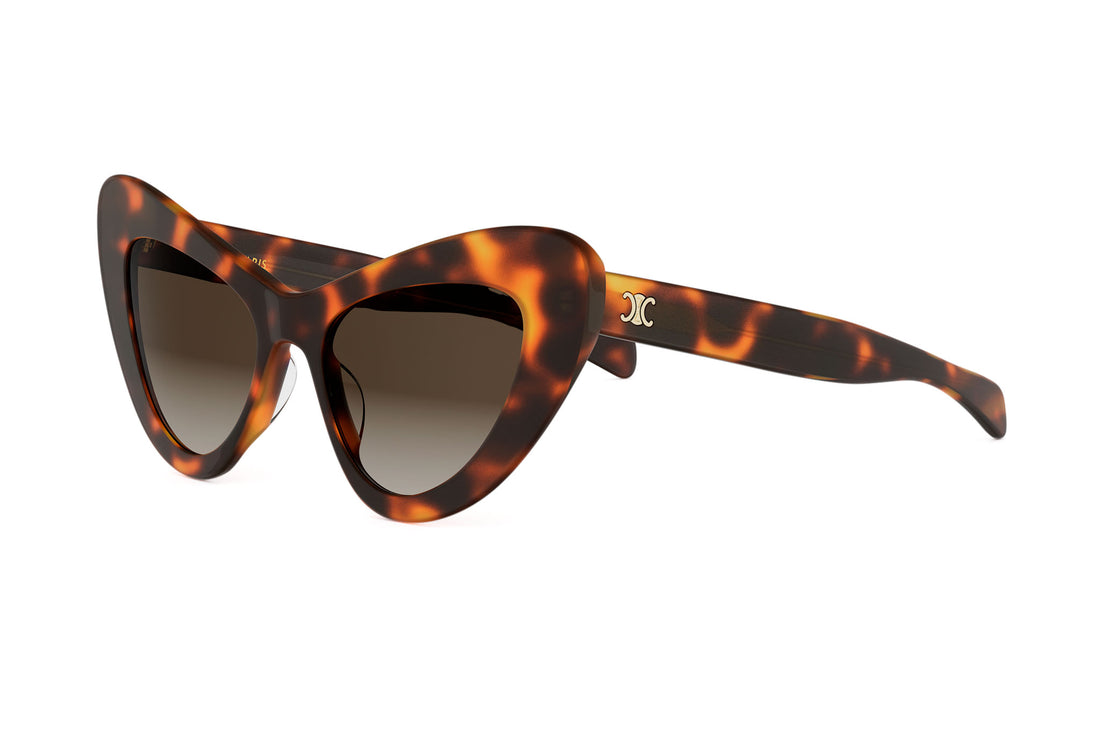 Zonnebrillen celine triomphe mini hd cl40339u 53f havana cat eye femenino maat 52mm - Hoofdaanzicht