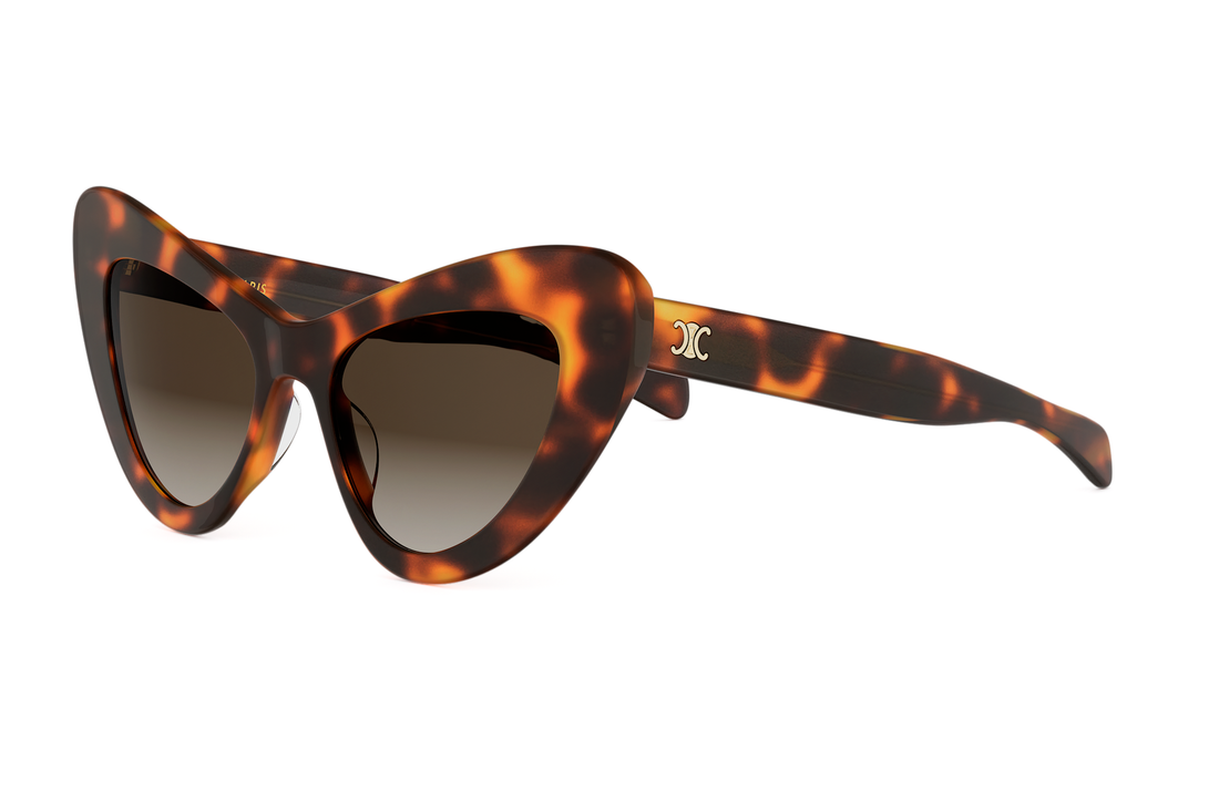 Zonnebrillen celine triomphe mini hd cl40339u 53f havana cat eye femenino maat 52mm - Hoofdaanzicht